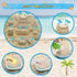 Set RACPNEL Beach Toys Sand for Kids, Collapsible Bucket and Shovels with Mesh Bag, Molds, Flags, Sandbox Kids