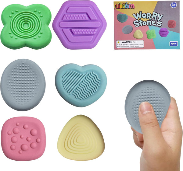 Fidget Toys Sensory Worry Stones for Kids Calming with Autism Texture Sensory