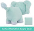 GUND Baby Safari Friends Collection Plush Elephant with Chime, Sensory Stuffed Animal for Babies, Teal