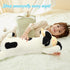 Easfan 36’’ Lying Cow Stuffed Animal, Large Hugging Plush Pillow Toy for Home Decoration Gifts