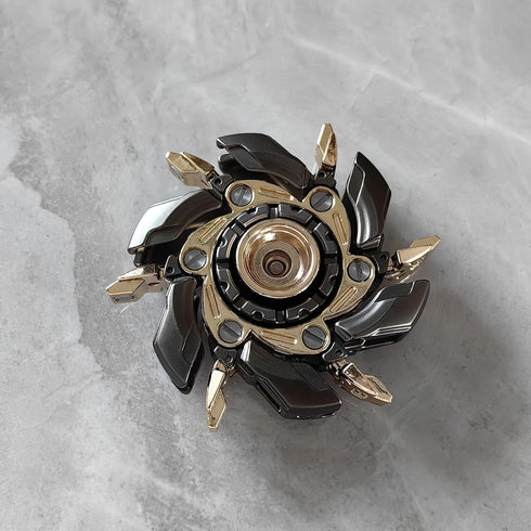Gray Gold T-Conceal EDC Spinning Top - Magnetic Metal Fidget Slider