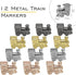 Set-Including 7.89-Inch 12 12 70-Sheet plusvivo Mexican Train Dominoes Accessories a Wooden Mexican Train Hub up