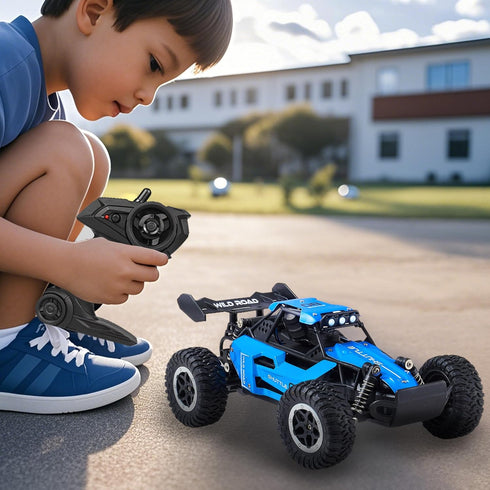 Great-JUNAMT 1:16 2WD 2.4GHz 20Km/h 3 4 5-12 Remote Control Car RC Cars All Terrain Monster Truck LED Headlights