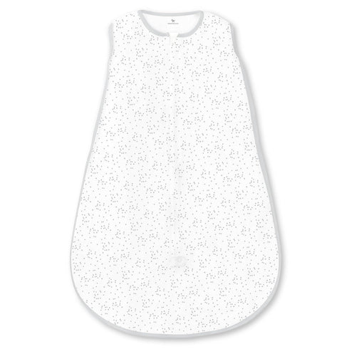 Amazing Baby Cotton Sleeping Sack, Sterling Confetti Wearable Blanket with 2-way Zipper, Small (0-6 mo)