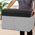 Gowee Closet, 26"x17" x17" Large Toy Storage Box with Lid, Sturdy Toys Storage Chest Bin Organizer Basket with Dividers