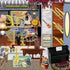 24 Pieces Dollhouse Miniature Musical Instruments Set, Violin, Piano, Trumpet, Saxophone, Electric Guitar (Black Piano)