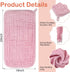 VitalCozy 6 Pcs Baby Muslin Hooded Bath Towels and Washcloths, Muslin Hooded Baby Towels Absorbent Blankets for Gift