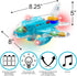 ArtCreativity Light Up Airplane Toy for Kids, 1PC, Bump and Go with Colorful Gears, Music, LED Effects, Ages 1-3