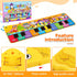 25 1 2 3 4 5 6+ Kids Musical Piano Mats with Music Sounds, Musical Toys Baby Floor Piano Keyboard Mat Carpet Animal
