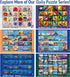 24 Pack 1000 Pack 27.5 19.7 rokt&razo, World Heritage, Mini Jigsaw Puzzles, Pieces Daily Challenge with Reference