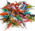 FINGOOO 39 Piece Mini Dinosaur Figures, Assorted Vinyl Plastic Dinosaur Toys for Easter Gifts, Dino Party Cake Toppers