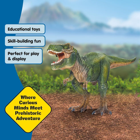 11" 5+ 14525 Schleich Dinosaurs - T Rex Action Toy Figure - Jurassic Era Tyrannosaurus Rex Figurine with Movable Jaw