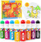Jar Melo Washable Dot Markers, 8 Colors Dot Paints with 108 PDF & 10 Physical Activity Papers, Non-Toxic Bingo Daubers