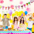 Blulu 2 Pcs Candy Party Decorations, Candy Paper Banner Lollipop Garland for Birthday Baby Shower