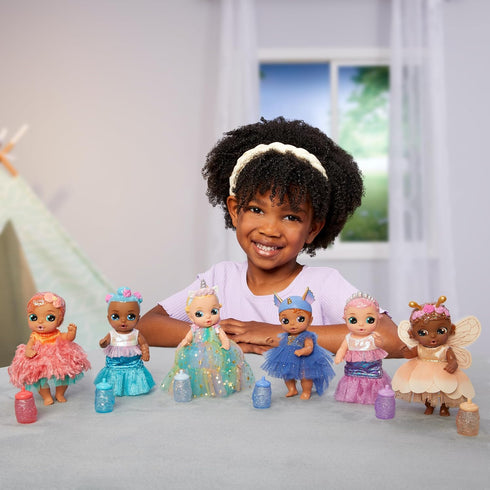 BABY born Surprise Small Dolls Series 10 - Fantasy Tales, Unwrap Surprise Collectible Baby Doll with 3 Water Surprises, Fantasy-Themed Dress, Color Change Diaper, Storybook Packaging, For Kids Ages 4+