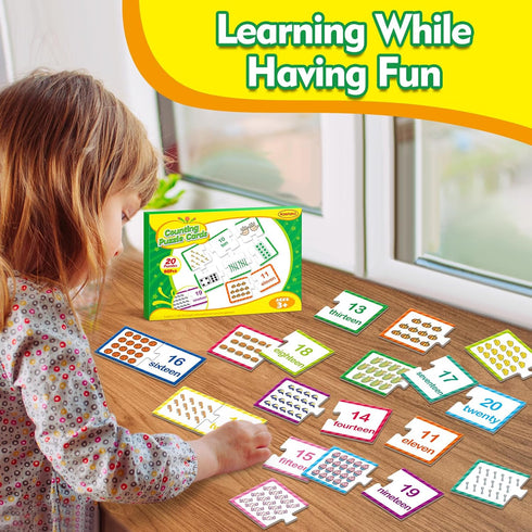 Number Puzzle Cards, Counting Toys, Math Manipulatives, Preschool Learning Activities, Kindergarten Must Haves
