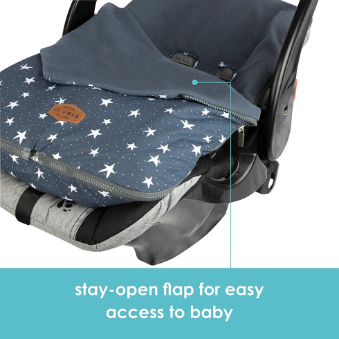 JJ Cole Baby Bundle 365 – Lightweight Baby Car Seat Cover & Stroller Accessory for Year Round Comfort