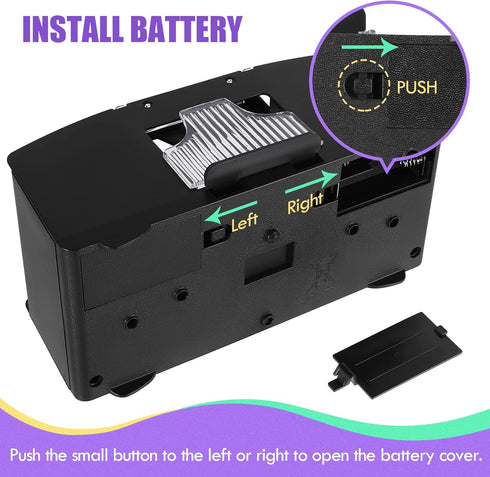 Automatic Card Shuffler 2 Deck: USB-C/Battery-Powered Electric Playing Card Shuffler for Home Card Games
