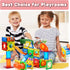 85Pcs 5 6 7+ MAGBLOCK Marble Run Magnetic Tiles Toy Building Blocks STEM Educational Child Brain Development Kit Magnet