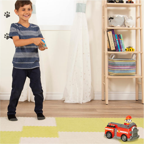 Paw Patrol Marshall Remote Control Fire Truck with 2-Way Steering for Kids Aged 3 and Up