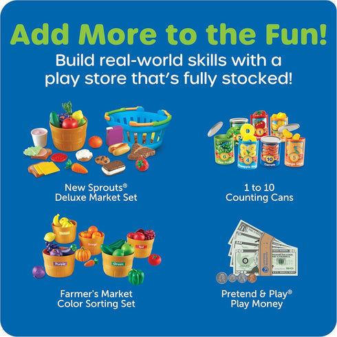 Learning Resources Pretend and Play Calculator Cash Register Pink - Money for Kids, Math Games, Playstore Grocery