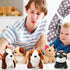 Sumind 9 Pcs Mini Plush Dog Stuffed Animals, Bulk Dog Plush Party Favors for Goodie Bag Fillers