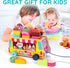 28 2-5 HELLOWOOD Wooden Ice Cream Truck, pcs Magnetic Ice Cream Sweet Treats Pretend Play Food & Accessories