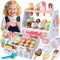 Ehome Wooden Ice Cream Toys Set Pretend Play Food Store for Kids
