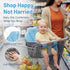 Charlie & Mollie Portable Shopping Cart Cover for Baby with Easy Install, Breathable & Supportive High Chair Cover
