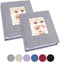 Vienrose Small Photo Album for 4x6 Photos, 2 Pack Linen Cover Mini Photo Book, 26-Page Holds 52 Pictures, Baby Storage