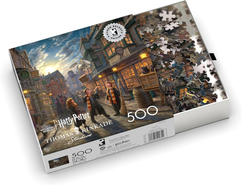 CEACO - Silver Select - TK Harry Potter - Diagon Alley - 500 Piece Jigsaw Puzzle for Adults, Finished Size 21.25 x 15.00