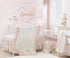 (Pack 2) Lambs & Ivy Confetti Fitted Crib Sheet, Pink/Gold Heart