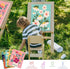 8-12 8 10inch goldentime Framed Paint by Numbers for Adults and Kids Ages - Easy to Paint by Number for Beginners