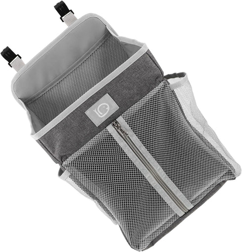 Beaupretty Hanging Nursery Organizer Bedside Storage Bag Diaper Caddy Tote with Multiple