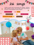 96 3-6 Kids Phonograph with Colorful Cards Learning Sensory Toy Ideal Entertainment for Boys and Girls Aged Kids