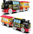 Battery Operated Locomotive Train, Magnetic Train Toy for Wooden Tracks, Compatible with Thomas & Brio