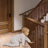 JIFTOK Baby Gate for Stairs - 10ft L x 2.66ft H Mesh Netting Safety Net for Kids, Pets, Indoor & Outdoor (Brown)