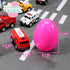 12 JOYIN Pcs Prefilled Easter Eggs with Toys, Plastic Eggs with Alloy Pull Back Cars, Easter Basket Stuffers, Party
