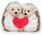 Bearington Hedgehog Stuffed Animal Plush - 6 in, Ideal for Valentine's Gift for Kids