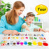 PENGFULL Felt Learning Numbers, 44 Felt Board Pieces for Math Addition and Subtraction Learning for Preschool