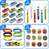 98 PCS Race Cars Party Favor Supplies Kit with Mini Race Cars Toys, Birthday Themed Decoration Set