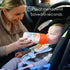 9 oz 2-Pack #2 260 ml, PopYum Orange Anti-Colic Formula Making/Mixing/Dispenser Baby Bottles, with Medium Flow Nipples