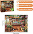 Ciavotie 500 500 20.5x15 Puzzles for Adults Pieces, Beautiful Flower Store Puzzle for Adults Pieces, Cat Jigsaw Puzzles