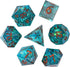 7PCS DND Dice Set | Handmade Sharp Edge Polyhedral Dice for Dungeons and Dragons TTRPG Games with Gift Box