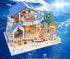 Miniature House Kit, DIY Doll House Kit, Mini House for Adults, Beach House