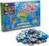 World Map Puzzle - 200 Pieces for Kids & Adults - Educational Geography Jigsaw Puzzle