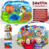 SKOLESK 77 Set Pcs Farm Animals Felt Story Board Preschool Farmhouse Themed Early Learning Storytelling Flannel Board