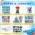 96Pcs Set BenLouis Under the Sea Party Favors Ocean Animals Party Coloring Books Bulk for Kids Sea Fish Birthday