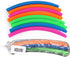 Kids Exercise Hoop, Adjustable Detachable Weight Size Plastic Toy Hoops - 32-Inch Spinning Rings for Sports, Playing