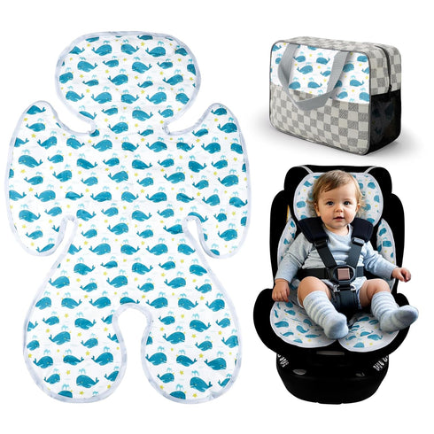 KAKIBLIN Car Seat Cooling Pad, Stroller Cooling Pad for Baby, Universal Double